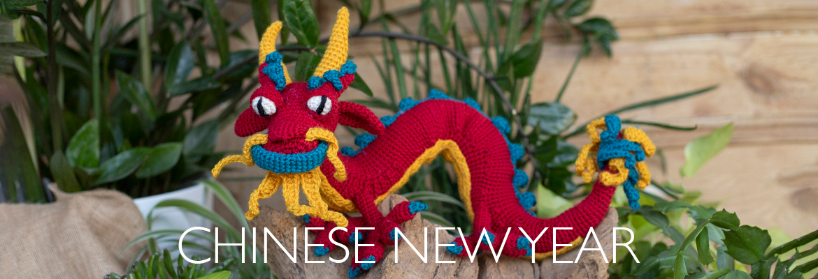 Chinese New Year dragon crochet pattern amigarumi